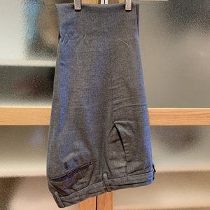 Bonobos Grey Woven Slim Straight Pants (29 x 32)